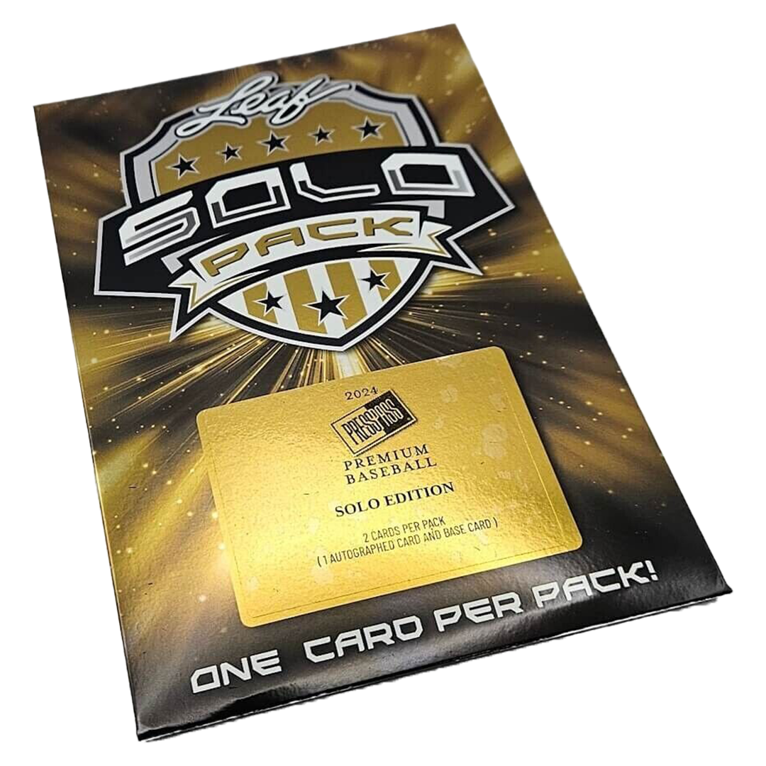 2024 Leaf Press Pass Premium Baseball Solo Pack by Weram