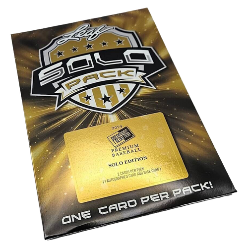 2024 Leaf Press Pass Premium Baseball Solo Pack by Weram