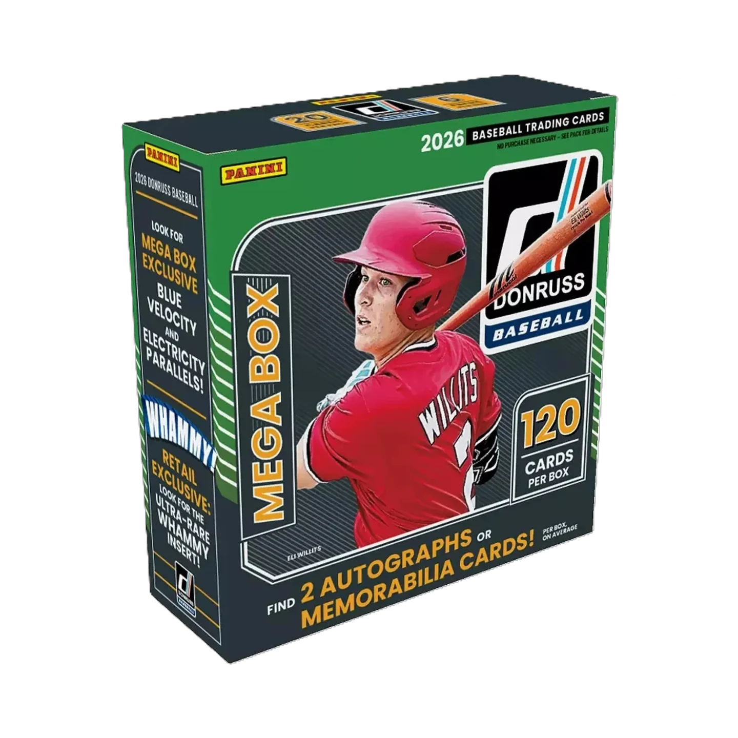 2026 Panini Donruss Baseball Mega 20-Box Case by Weram
