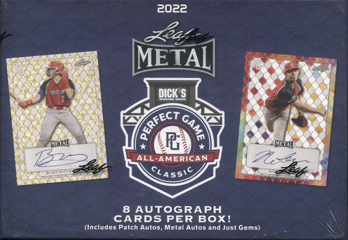 2022 Leaf Metal Perfect Game All-American Classic Baseball Hobby Box by Weram