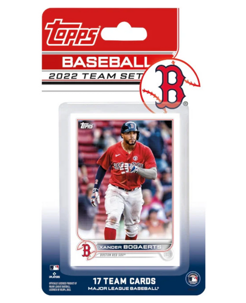 2022 Topps Baseball Team Set - Boston Red Sox by Weram